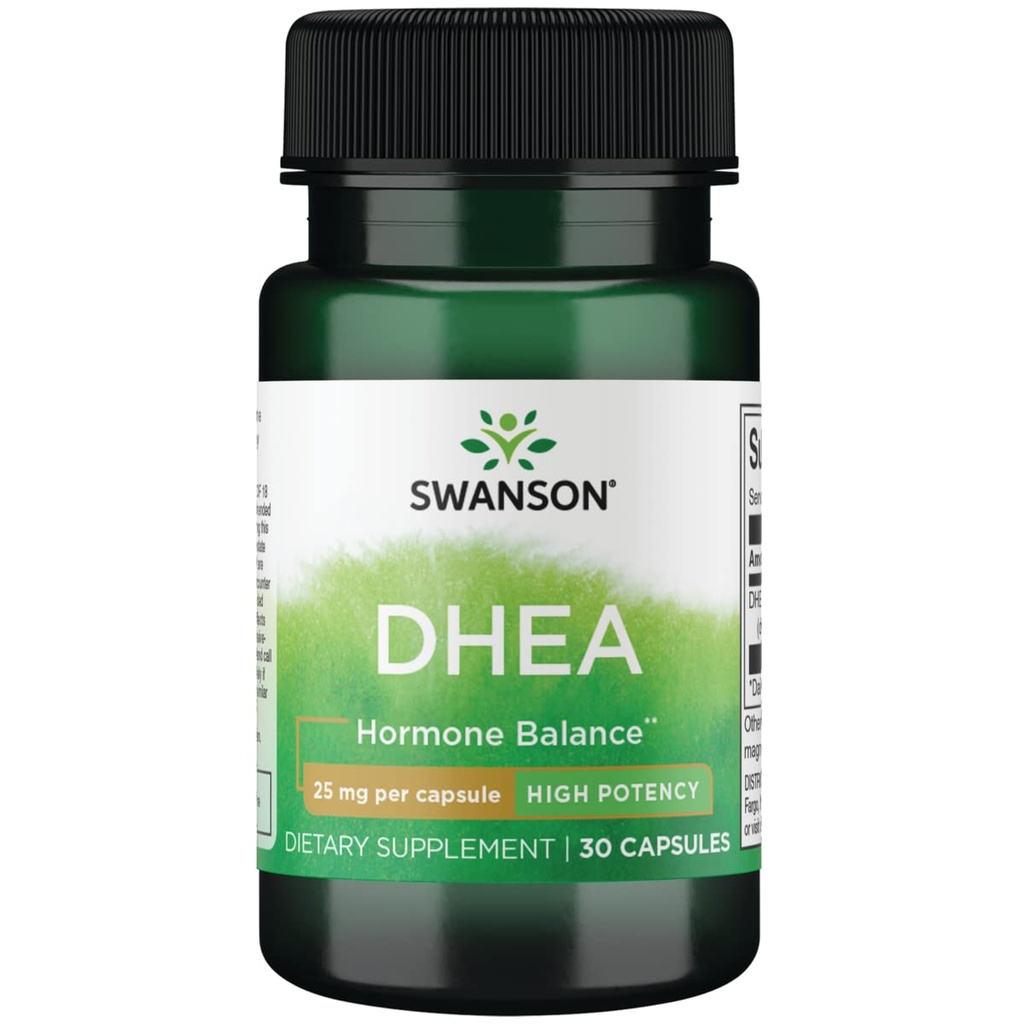 Swanson Dhea 25 Milligrams 30 Κάψουλες