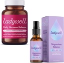 Ladywell Daily Hormone Balance Capsules + Topical Magnesium Oil Spray Bundle