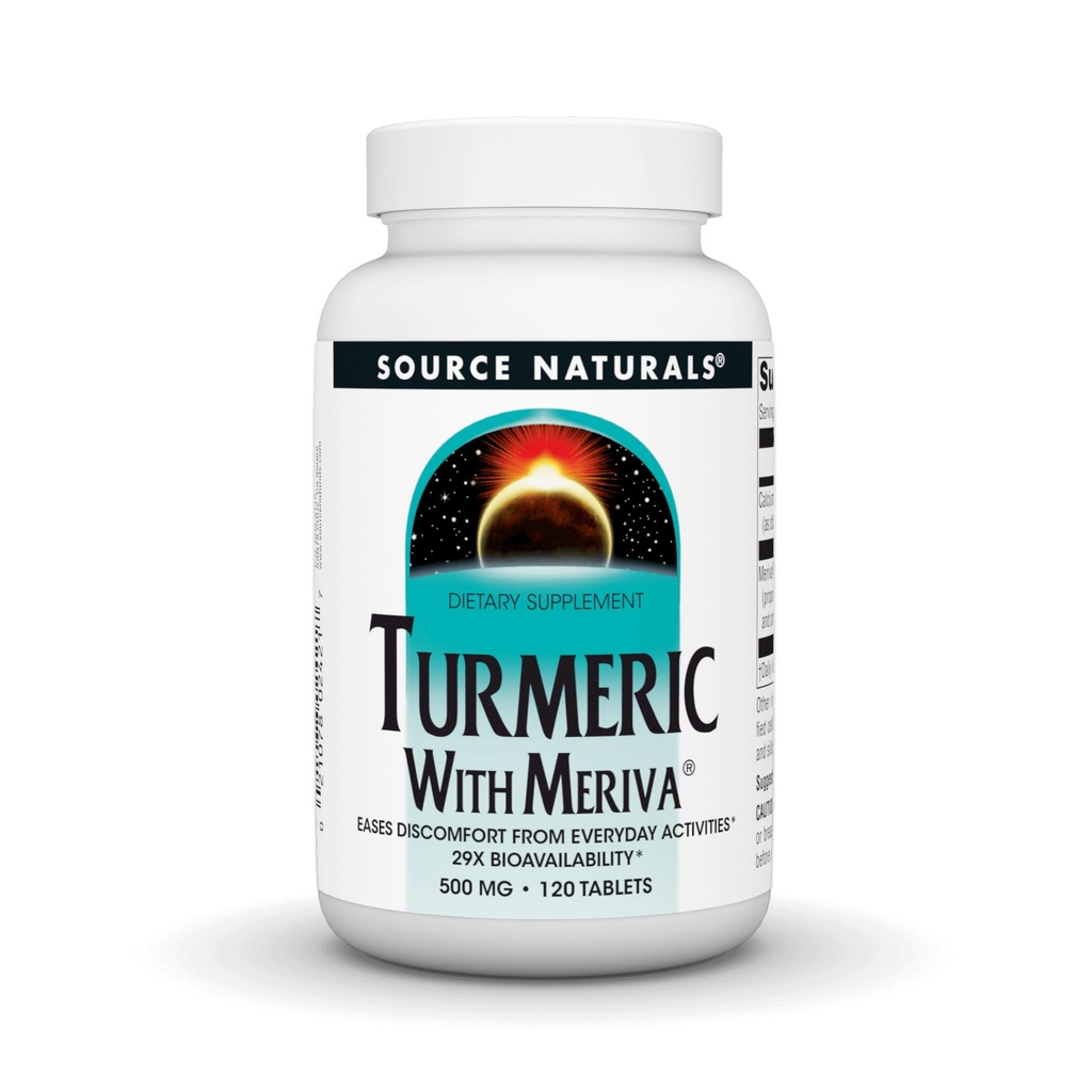 Πηγή Naturals Κουρκουμάς με Meriva, 500mg - 120 δισκία
