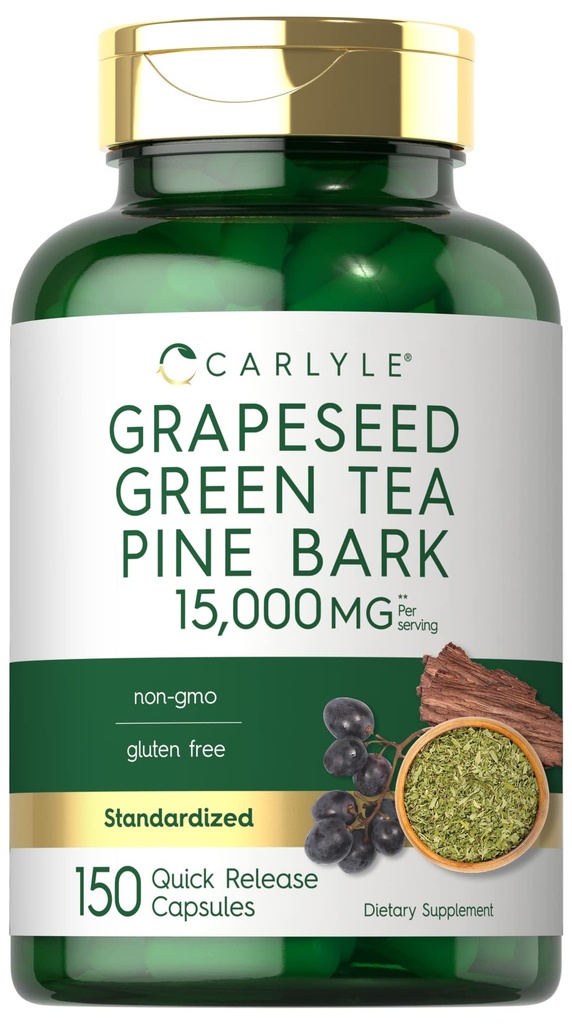Carlyle Grapeseed, Πράσινο Τσάι, Pine Bark 