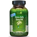 Irwin Naturals Stress-Defy Sleep PM - 50 Liquid Soft-Gels - Ισχυρός συνδυασμός 2-σε-1 με Ashwagandha & Melatonin - 25 εξυπηρετήσεις