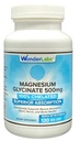 Wonder Laboratories Μαγνήσιο Γλυκινικό 500mg, 100% Χηλικό για Ανώτερη Απορρόφηση, Μη ΓΤΟ, Όχι Γλουτένη Γαλακτοκομικά & Σόγια, Υποστηρίζει τους μυς, αρθρώσεις, και την υγεία της καρδιάς (120)