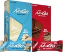 NuGo Original Variety, Vanilla Yogurt 15 bars & Σοκολάτα 15 bars, 11g πρωτεΐνη, χωρίς γλουτένη, 30 Count
