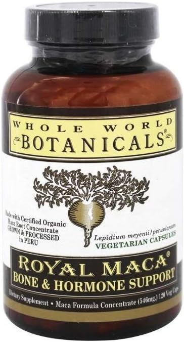 Whole World Botanicals, Maca Bone Support, 120 Capsules