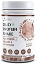 Γενόσημο QURA Καθημερινή πρωτεΐνη Shake 118 kcal θερμίδες, 25 βιταμίνη - Σερβίρισμα -40- Για άνδρες και γυναίκες σοκολάτα γάλα Shake Γεύση για 400Gm