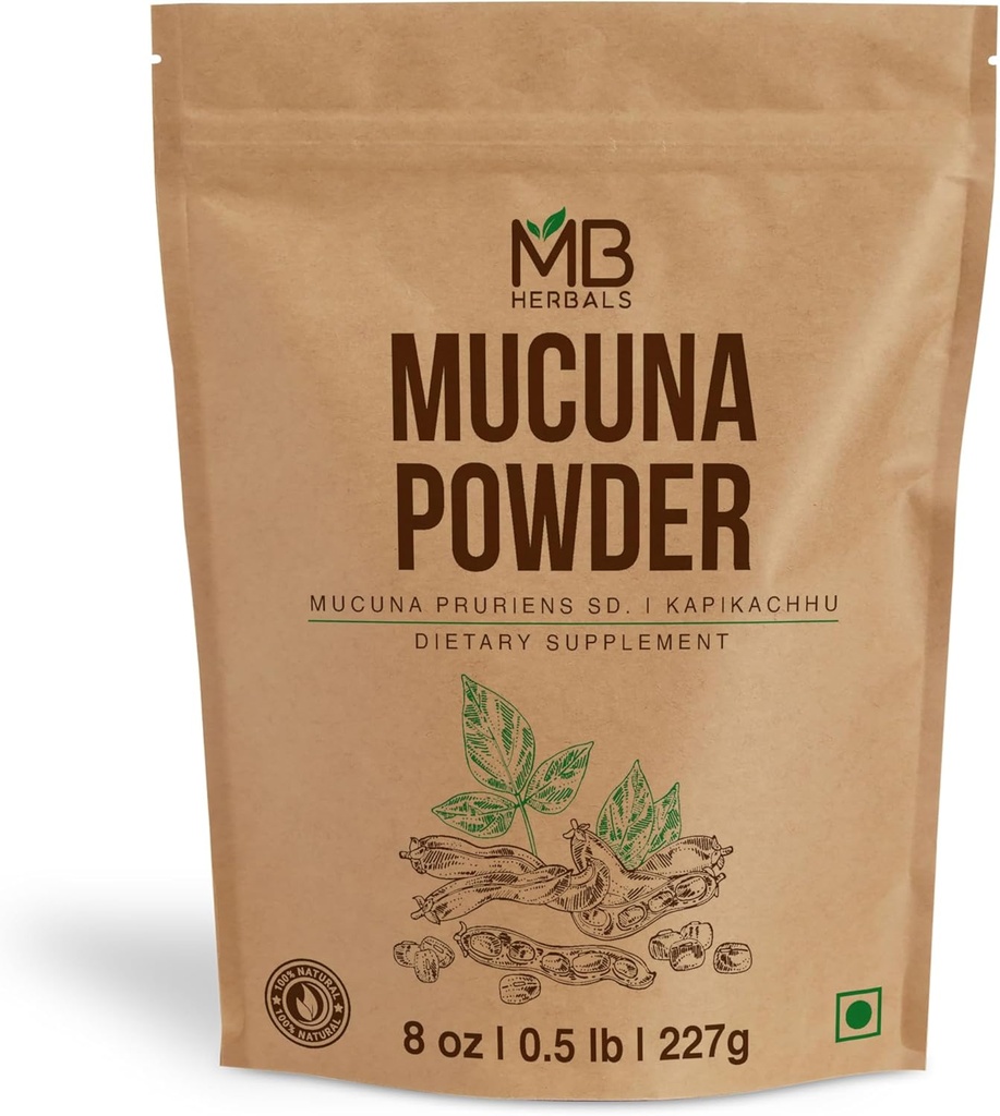 MB Herbals Mucuna Pruriens Σκόνη 