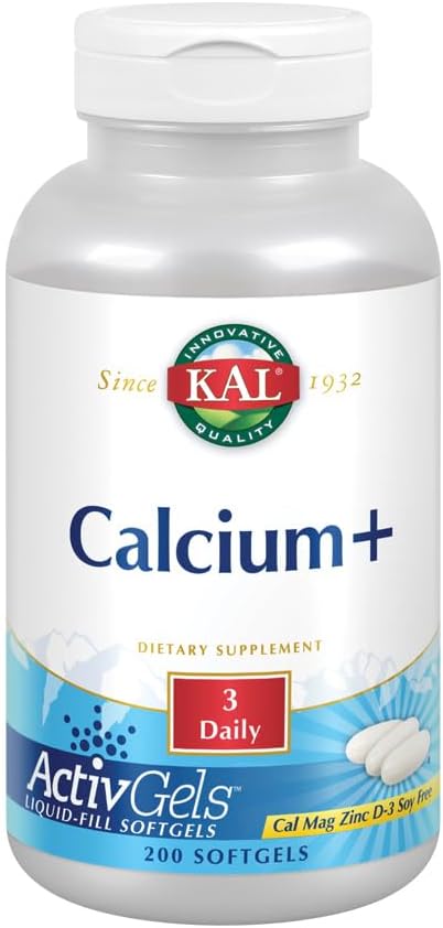 KAL Calcium Plus δισκία, 1000 mg, 200 Count