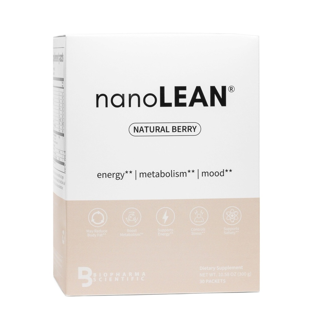 Biopharma Scientific NanoLean Διαχείριση Φυσικού Βάρους και Υγιεινή Ενέργεια Ποτό 