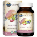 Garden of Life Organics Women's Multivitamin with Vitamin C, D3, Folate, B12, Biotin & Iron – Women's Multivitamin for Energy, Heart Health & Radiant Skin, USDA Organic, Non-GMO, Vegan, 60 Tablets