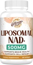 Liposomal NAD+ 500 MG συμπλήρωμα, True NAD Plus συμπλήρωμα, Superior Απορρόφηση, Boost NAD+ Περισσότερα Αποδοτική από Νικοτιναμίδη Ριβοζίδιο για Κυτταρική Ενέργεια, Υγιεινή Γήρανση, 60 Υπηρεσία