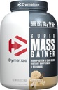 Dymatize Super Mass Gainer Protein Powder, Gourmet Vanilla, 52g Protein, 1g Creatine, 1280 Calories, 10.7g BCAAs, 245g Carbs, Contains Whey Protein Powder, Isolate, and Casein (8 Servings)