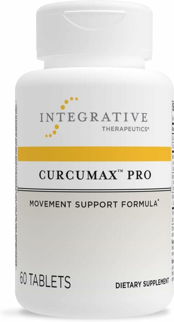 Ολοκληρωτικά Θεραπευτικά Curcumax Pro - Healthy Movement Supplement for Men & Women - Υποστηρίζει Περιστασιακή Δυσφορία Συνδέεται με Υπερβολή* - Γαλακτο-ελεύθερο & Vegan - 60 Tablets (30 Services)