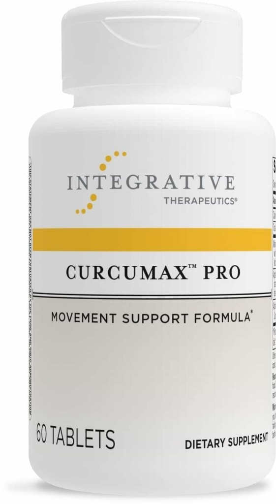 Ολοκληρωτικά Θεραπευτικά Curcumax Pro - Healthy Movement Supplement for Men & Women - Υποστηρίζει Περιστασιακή Δυσφορία Συνδέεται με Υπερβολή* - Γαλακτο-ελεύθερο & Vegan - 60 Tablets (30 Services)
