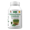 ANDREW LESSMAN Green Foods Complex 180 κάψουλες - Προμήθειες Οικοδομικά Μπλοκ για Υγιή Ανάπτυξη Ιστού, Υποστήριξη ήπατος. 100 mg Καθένα από Grass Κριθάρι, Σιτάρι Grass, Blue Green Algae, Chlorella, Spirulina