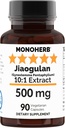 Εκχύλισμα Jiaogulan 500 mg - 90 Κάψουλες Veg - Gynostemma Pentaphyllum - 90 Σερβιέτες