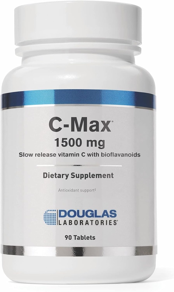 Douglas Laboratories C-Max 1500 mg. | Time Released Vitamin C to Support Skin, Blood Vessels, Tendons, Joint Cartilage and Bone | 90 Tablets