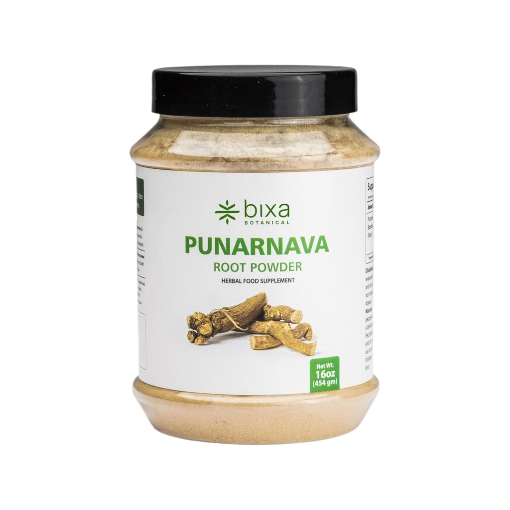 Bixa BOTANICAL Punarnava σε σκόνη, Boerhavia Diffusa – Υποστηρίζει το νεφρό Detox και την υγεία του ήπατος – Ατμό, Vegan, μη ΓΤΟ, 100% καθαρό Ayurvedic βοτανικό συμπλήρωμα, 16 Oz