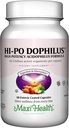 Maxi Health HI-PO Dophilus - Υψηλή ισχύς Acidophilus Probiotics - 60 κάψουλες - Kosher