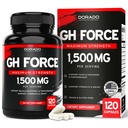 HGH συμπληρώματα για άνδρες & γυναίκες (120 Count) 1500mg υποστήριξη μυϊκή ανάπτυξη & υγιή επίπεδα της ανθρώπινης αυξητικής ορμόνης - Προώθηση υγιή μυών & αποκατάστασης για άνδρες μετά την προπόνηση συμπλήρωμα - ΗΠΑ Made