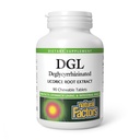Φυσικοί παράγοντες DGL Chewable - Συμπλήρωμα υποστήριξης Digestive με εκχύλισμα ρίζας γλυκόριζας - Μασώμενα δισκία Υποστήριξη στομάχι Λινάρισμα & Υγεία - Μη-ΓΤΟ & Χωρίς γλουτένη - 90 Μασώμενα δισκία (90 σερβιρίσματα)