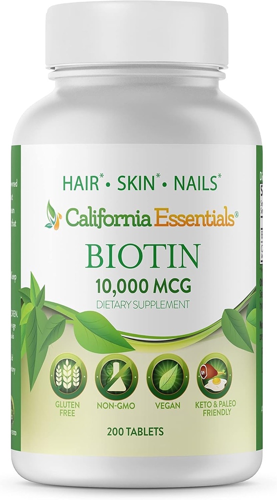 California Essentials Biotin 10000mcg 