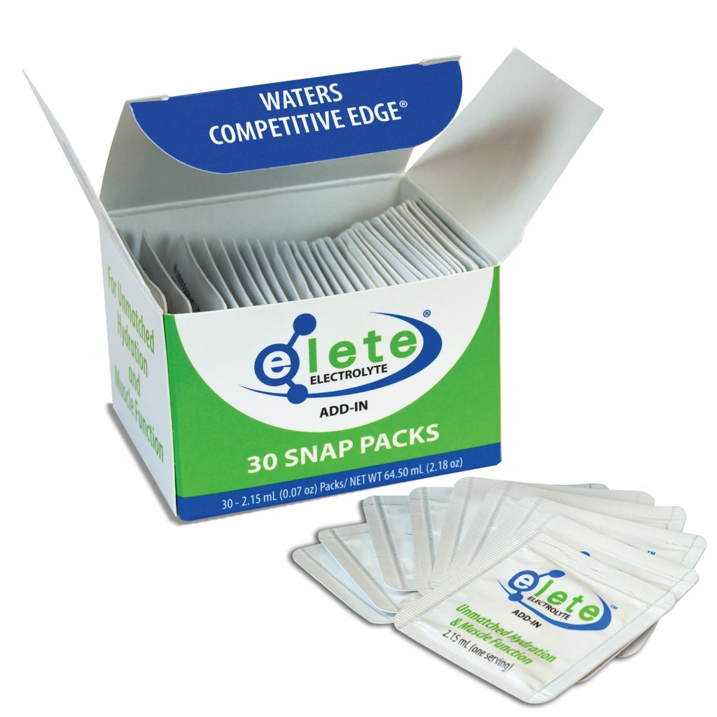 Elete Electrolyte Add-in Hydration Drops Snap Packs 