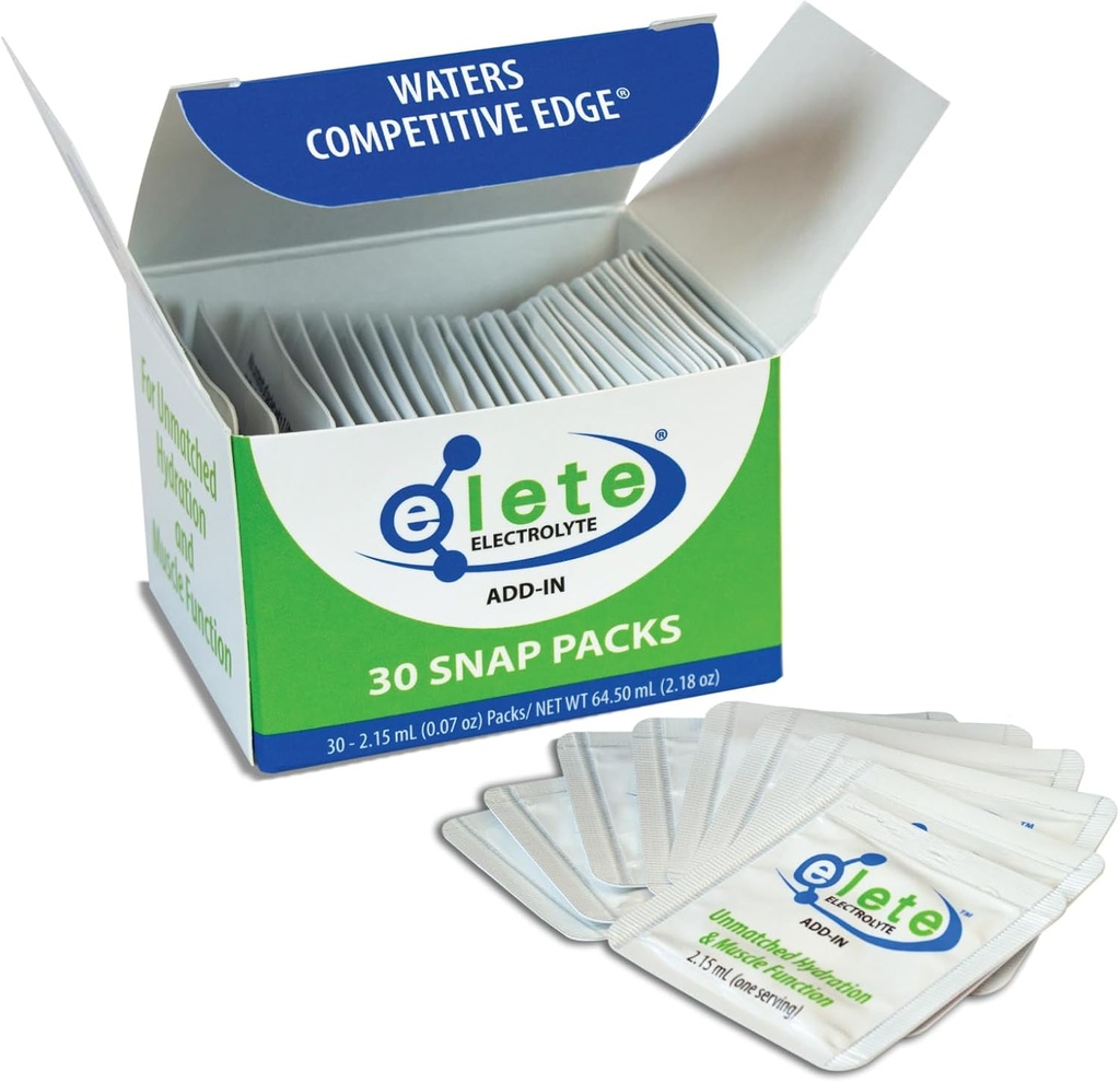Elete Electrolyte Add-in Hydration Drops Snap Packs 