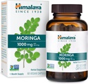 Himalaya Moringa - Βότανο Superfood Αντιοξειδωτικά Συμπλήρωμα Υποστήριξης Ευεξία, Ζωτικότητα και Οξειδωτικό Στρες - Vegan, Μη ΓΤΟ, Χωρίς Γλουτένη, 1000 mg, 60 Κάψουλες