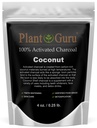 Ενεργοποιημένη σκόνη άνθρακα 4 oz. Coconut - βαθμού τροφίμων Kosher μη-GMO - λεύκανση δοντιών, μάσκα προσώπου και σαπούνι παρασκευής. Προάγει τη Φυσική Αποτοξίνωση και Βοηθά στην Πέψη