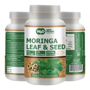 Moringa Oleifera Leaf and Seed Powder (80:20) Ratio 300 Pills (Tablets), 150 Servings, 1000 mg. Μη επιχρισμένο συμπλήρωμα βοτάνων Malunggay, Χωρίς Χημικά Επιχρίσματα, Green Superfood. Συσκευασία των 1.