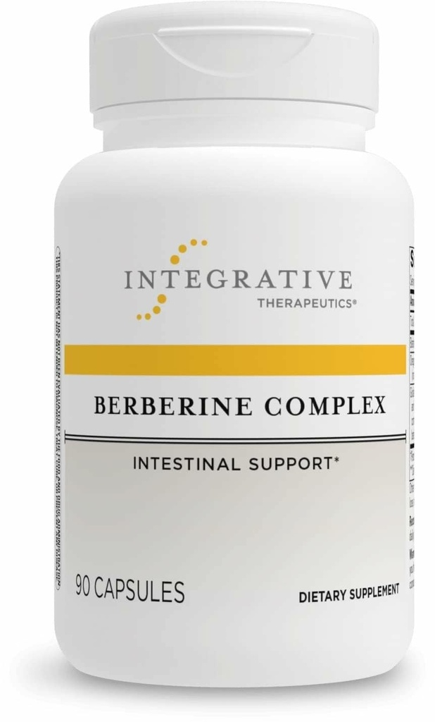 Ολοκληρωτικά Θεραπευτικά Βερβερίνη Complex - Digestive & Gut Health Supplement* - Vegan, Gluten-free & Dairy-Free - 90 Κάψουλες (45 εξυπηρετούν)