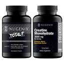 Nugenix Απαραίτητα Creatine Monohydrate και Total-T τεστοστερόνη Booster για τους άνδρες