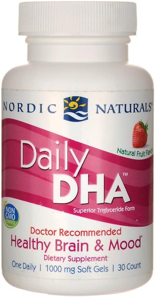 Nordic Naturals - Καθημερινή DHA, υγιής εγκέφαλος και υποστήριξη διάθεσης, 30 μαλακά γέλη