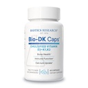 Biotics Research Bio-DK CapsTM– Emulsified Vitamin D and K, Vitamin D3 125 mcg & Vitamin K (k1,k2) 550 mcg- MK7– Vitamin D3 K2 K1, Ισχυρότερα οστά, μυοσκελετική δύναμη, υγιή καρδιά & BMI 60 Caps