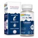 SOLARAY ProSorb Turmeric Supplement Phytosome 500 mg - 29X Υψηλή Απορρόφηση Turmeric Curcumin Supplement for Joint Health Support - Εύκολη στη δύσπνοια Κουρκουμίνη, Vegan, 60-Day Εγγύηση, 30 Serv, 30 VegCaps