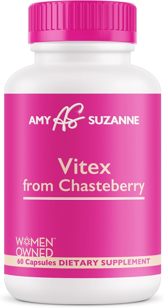 Συμπλήρωμα Vitex για τις γυναίκες - Αρμονία ορμονών για τις γυναίκες από οργανικά σμέουρων - ορμονών ισορροπία, Περίοδος, Περιεμμηνόπαυση Υποστήριξη - 60 κάψουλες