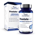 1MD Διατροφή ProstateMD Saw Palmetto Prostate Υποστήριξη συμπλήρωμα - Υποστήριξη για τα ουροποιητικά και συχνά urges μπάνιο 30 ημερών