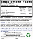 Best Naturals Βιταμίνη K2 (MK7) με D3 & Βιταμίνη C 1000 mg