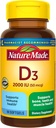 Nature Made Vitamin D3 2000 IU (50 mcg), συμπλήρωμα βιταμίνης D για τα οστά, δόντια, μυών και ανοσοποιητική υποστήριξη υγείας, 90 Softgels, 90 ημέρες προσφοράς
