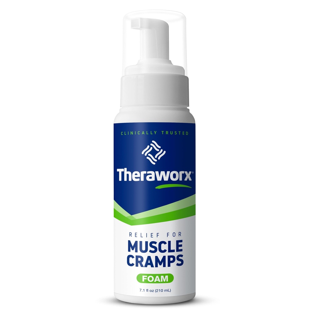 Theraworx Relief for Muscle Cramps Αφρός Fast-Active Μυϊκό Spasm, Πόδι Θωρακικό μαγνήσιο - 7.1 oz - 1 Κόμβος