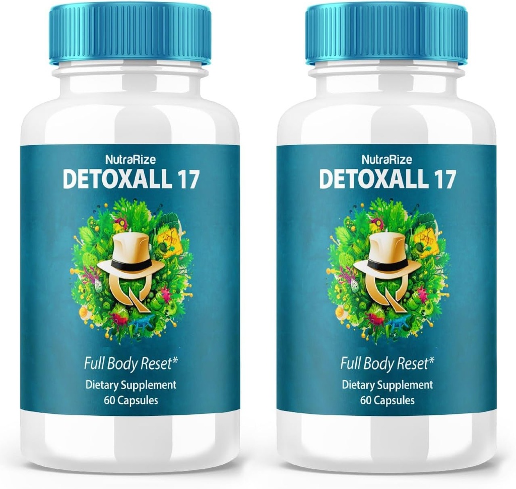 (2 Pack) DetoxAll 17, DetoxAll 17 Full Body Reset, DetoxAll17 Συμπλήρωμα διατροφής για τη συνολική υγεία και ευεξία, μέγιστη δύναμη όλα τα φυσικά χάπια για την ενίσχυση της ενέργειας, Detox Και 17 κριτική (120 κάψουλες)