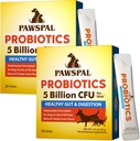 Probiotics για σκύλους και γάτες, 5 δισεκατομμύρια CFU, κτηνίατρος Formulated, Digestive & ανοσοποιητική υγεία, Υπόλοιπο Gut Flora, Όλα τα φυσικά Probiotic σκόνη, συκώτι κοτόπουλο, 40 ραβδιά