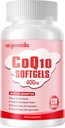 CoQ10-400mg-Softgels με PQQ, BioPerine & Omega-3, Coenzyme Q10 (Ubiquinone) συμπλήρωμα για την υψηλή απορρόφηση, ισχυρό-αντιοξειδωτικό, υποστήριξη καρδιά & ενέργεια-παραγωγή, 120 υπηρεσίες