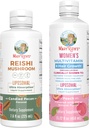 MaryRuth Organics Reishi Liposomal (Candid Pecan) & Multivitamin + Hair Growth (Peach) 