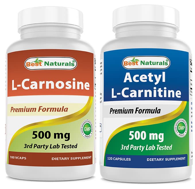 Best Naturals L-Καρνοσίνη 500 mg & Acetyl L-Καρνιτίνη 500 Mg