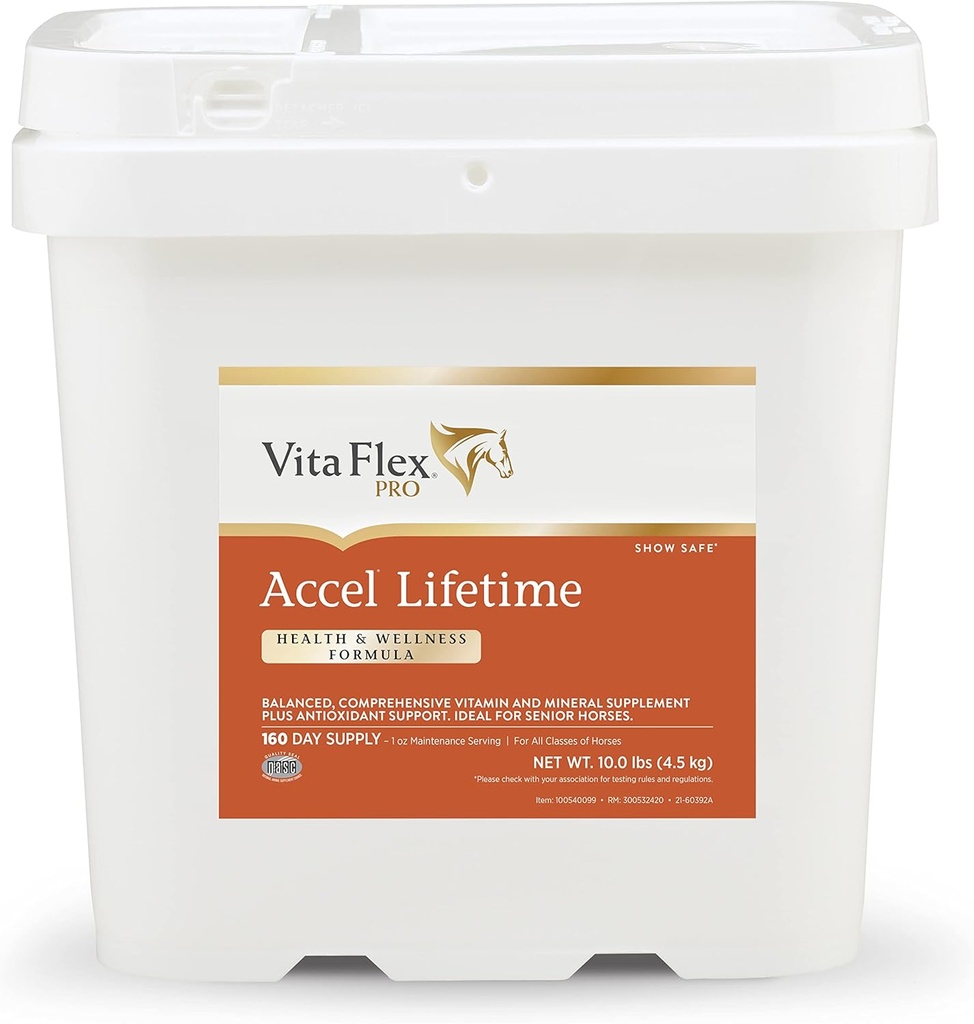 Vita Flex Pro Accel Lifetime Health & Wellness Formula συμπλήρωμα για τα άλογα, 10 lb