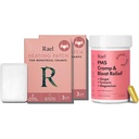 Rael Bundle - Συμπλήρωμα PMS για τις γυναίκες (28 κάψουλες) & Βότανο Επιθέματα Θέρμανσης (Μικρή, 8 κόμης)