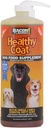 HealthyCoat Dog Συμπλήρωμα διατροφής: Quart. Υπερβολική έκχυση, φαγούρα, καυτές κηλίδες, αλλεργίες, ανοσοποιητικό σύστημα