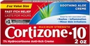 Cortizone 10 μέγιστης αντοχής αντι-ελκυστική κρέμα με καταπραϋντική αλόη, 1% υδροκορτιζόνη Creme, 2 oz. (Παλιά συσκευασία)
