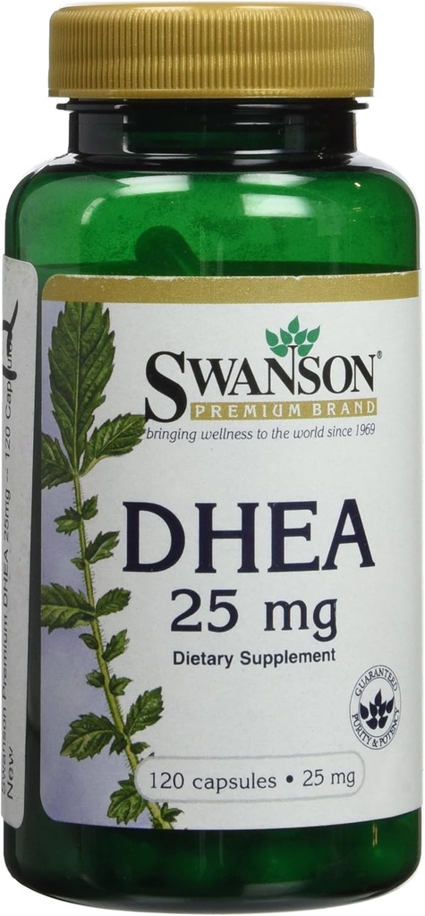 Swanson Dhea 25 Milligrams 120 Κάψουλες